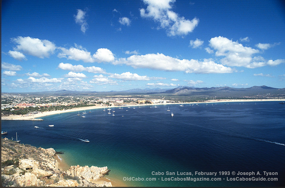 Cabo San Lucas Marina, Bay, and Medano Beach , February 1993 © Joseph A. Ty...