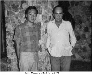 Carlos Ungson and Bud Parr - estimated photo date: 1965-75