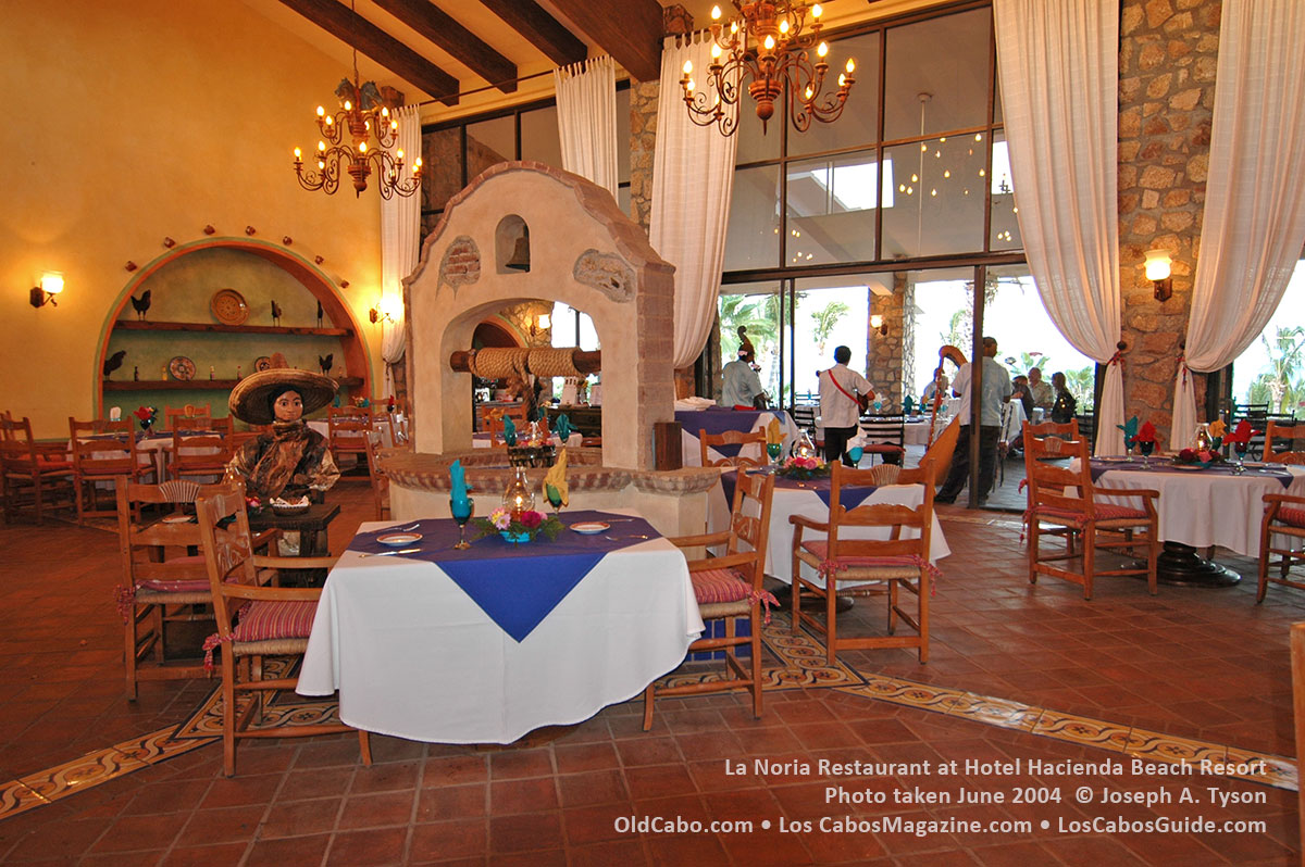La Noria Restaurant at Hotel Hacienda Beach Resort. Photo taken June  2004 by Joseph A. Tyson.