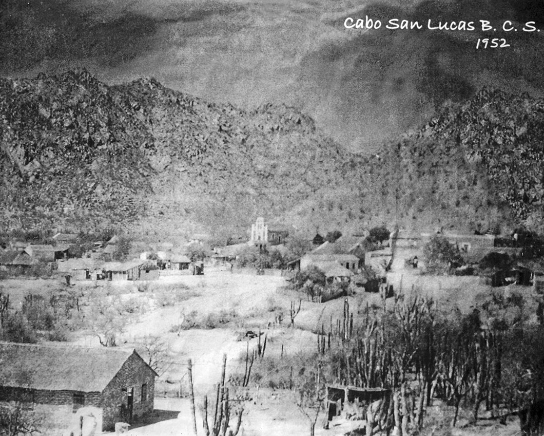 1952 - downtown area of Old Cabo San Lucas