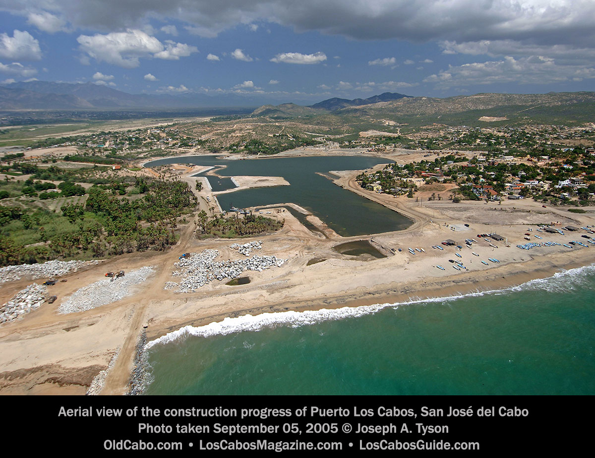 Aerial view of the construction progress of Puerto Los Cabos, San José del Cabo Photo taken September 05, 2005 © Joseph A. Tyson.