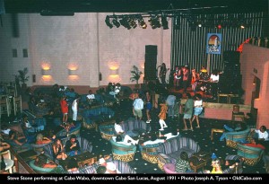 Steve Stone performed at Cabo Wabo in August 1991.
